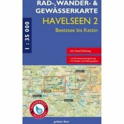 RAD-, WANDER- UND GEWÄSSERKARTE HAVELSEEN 2