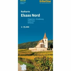 RADKARTE ELSASS NORD - Fahrradkarte