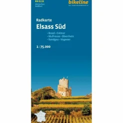 RADKARTE ELSASS SÜD - Fahrradkarte