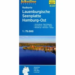 RADKARTE LAUENBURGISCHE SEENPLATTE HAMBURG OST (RK-SH07) - Fahrradkarte