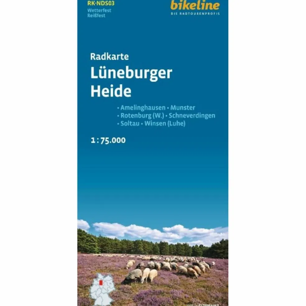 RADKARTE LÜNEBURGER HEIDE - Fahrradkarte