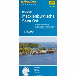 RADKARTE MECKLENBURGISCHE SEEN OST 1:75.000 - Fahrradkarte
