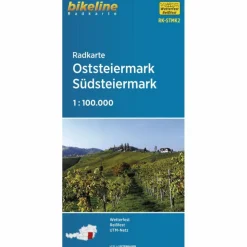 RADKARTE OSTSTEIERMARK, SÜDSTEIERMARK 1:100.000 - Fahrradkarte