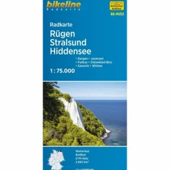 RADKARTE RÜGEN STRALSUND HIDDENSEE (RK-MV03) 1 : 75 000 - Fahrradkarte