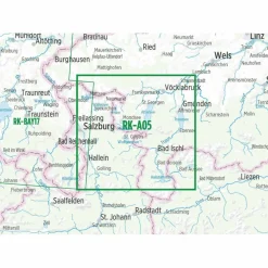 RADKARTE SALZKAMMERGUT - SALZBURGER SEENLAND (RK-A05) - Fahrradkarte