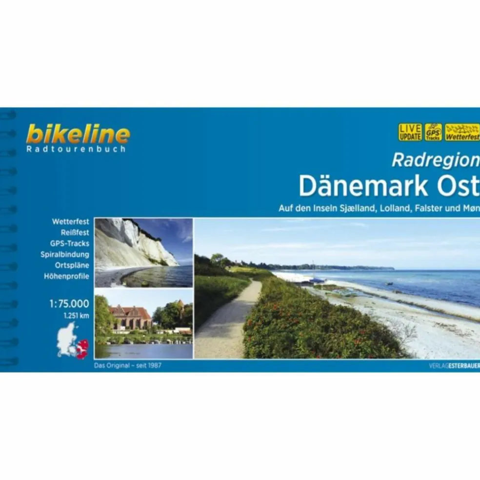 RADREGION DÄNEMARK OST 1:75.000 - Radwanderführer
