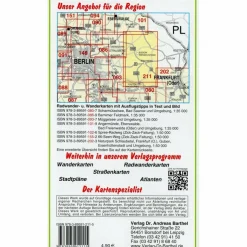 RADWANDER- UND WANDERKARTE NATURPARK MÄRKISCHE SCHWEIZ - Wanderkarte