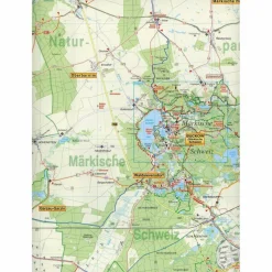 RADWANDER- UND WANDERKARTE NATURPARK MÄRKISCHE SCHWEIZ - Wanderkarte