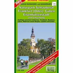 RADWANDER- UND WANDERKARTE NATURPARK SCHLAUBETAL - Wanderkarte