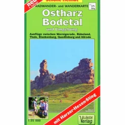 RADWANDER- UND WANDERKARTE OSTHARZ, BODETAL - Wanderkarte