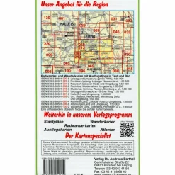 RADWANDER- UND WANDERKARTE SÜDRAUM LEIPZIG - Wanderkarte