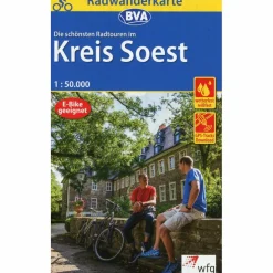 RADWANDERKARTE BVA DIE SCHÖNSTEN RADTOUREN IM KREIS SOEST - Fahrradkarte