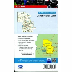 RADWANDERKARTE BVA RADWANDERN IM OSNABRÜCKER LAND 1:60.000 - Fahrradkarte