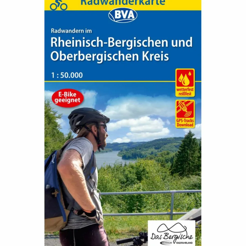 RADWANDERKARTE BVA RADWANDERN IM RHEINISCH-BERGISCHEN - Fahrradkarte