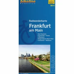 RADWANDERKARTE FRANKFURT AM MAIN 1 : 60 000 - Fahrradkarte