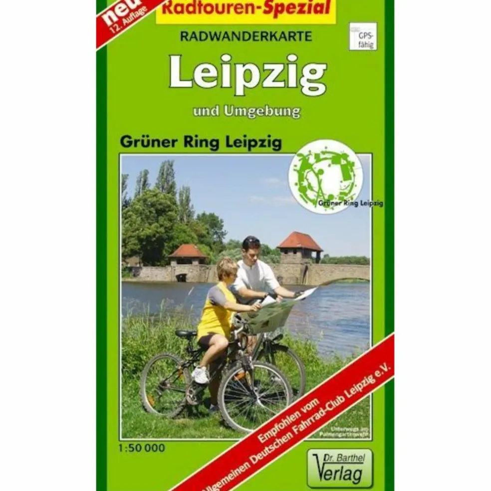 RADWANDERKARTE LEIPZIG UND UMGEBUNG - Fahrradkarte