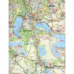 RADWANDERKARTE SÜDRAUM LEIPZIG 1 : 50 00 - Wanderkarte