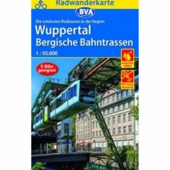 RADWANDERKARTE WUPPERTAL UND UMGEBUNG - Fahrradkarte