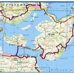 RADWEG BERLIN - KOPENHAGEN 1 : 50 000 - Fahrradkarte