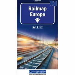 RAILMAP EUROPE 1:5MIO. - Karte