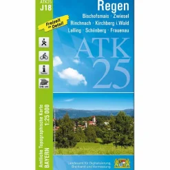 REGEN 1 : 25.000 - Wanderkarte