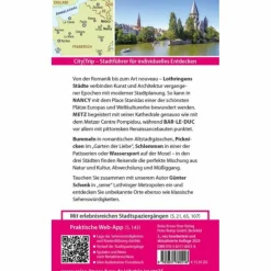 REISE KNOW-HOW CITYTRIP METZ UND NANCY MIT BAR-LE-DUC - Reiseführer