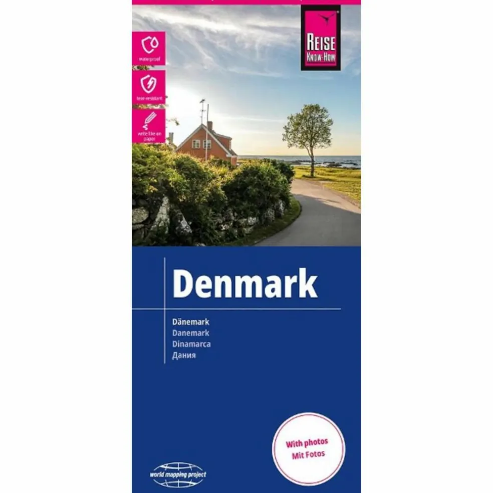 REISE KNOW-HOW LANDKARTE DÄNEMARK / DENMARK (1:300.000) - Straßenkarte