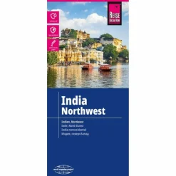 REISE KNOW-HOW LANDKARTE INDIEN, NORDWEST / INDIA, NORTHWEST - Straßenkarte