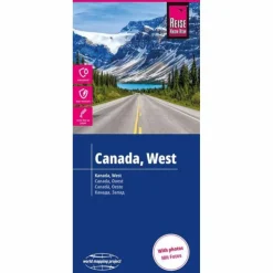 REISE KNOW-HOW LANDKARTE KANADA, WEST - Straßenkarte