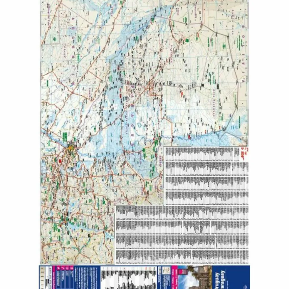 REISE KNOW-HOW LANDKARTE URUGUAY, PARAGUAY (1:1.200.000) - Karte