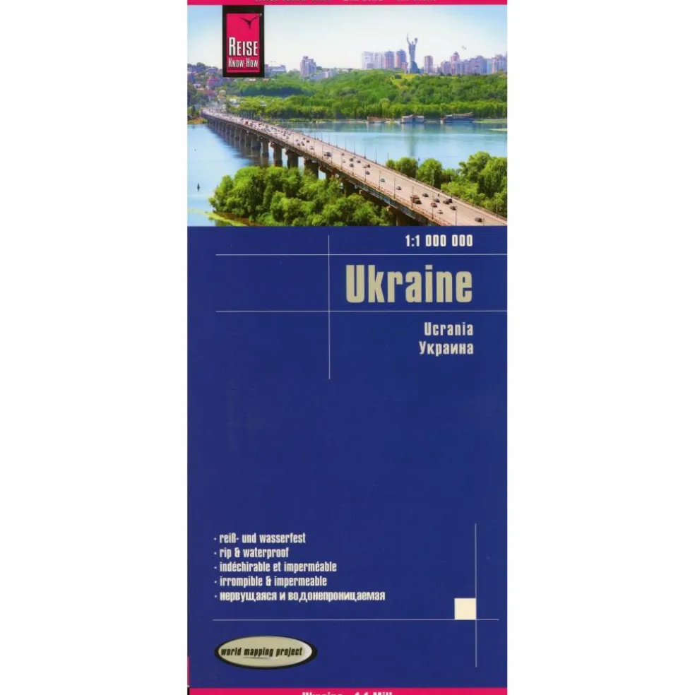 REISE KNOW-HOW LANDKARTE UKRAINE (1:1.000.000) - Reiseführer