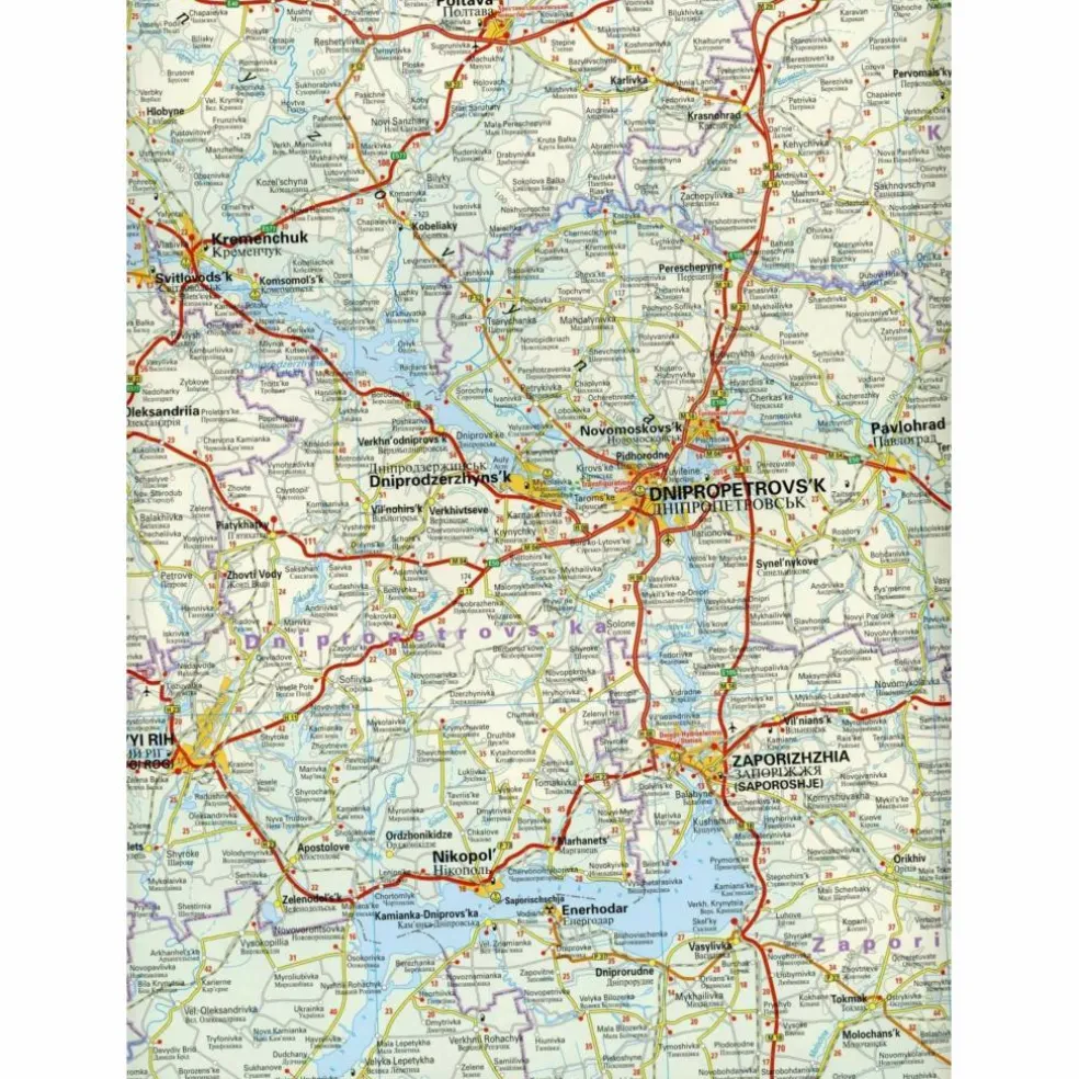 REISE KNOW-HOW LANDKARTE UKRAINE (1:1.000.000) - Reiseführer