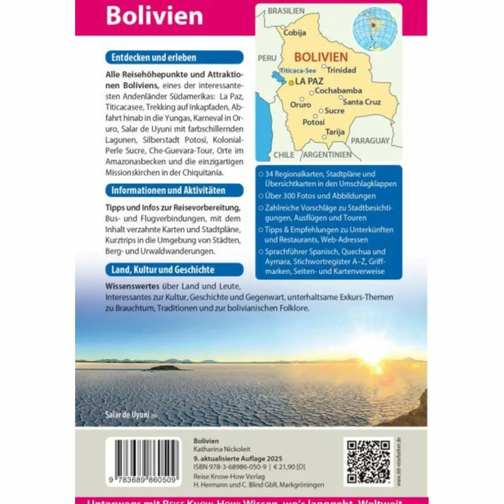REISE KNOW-HOW REISEFÜHRER BOLIVIEN