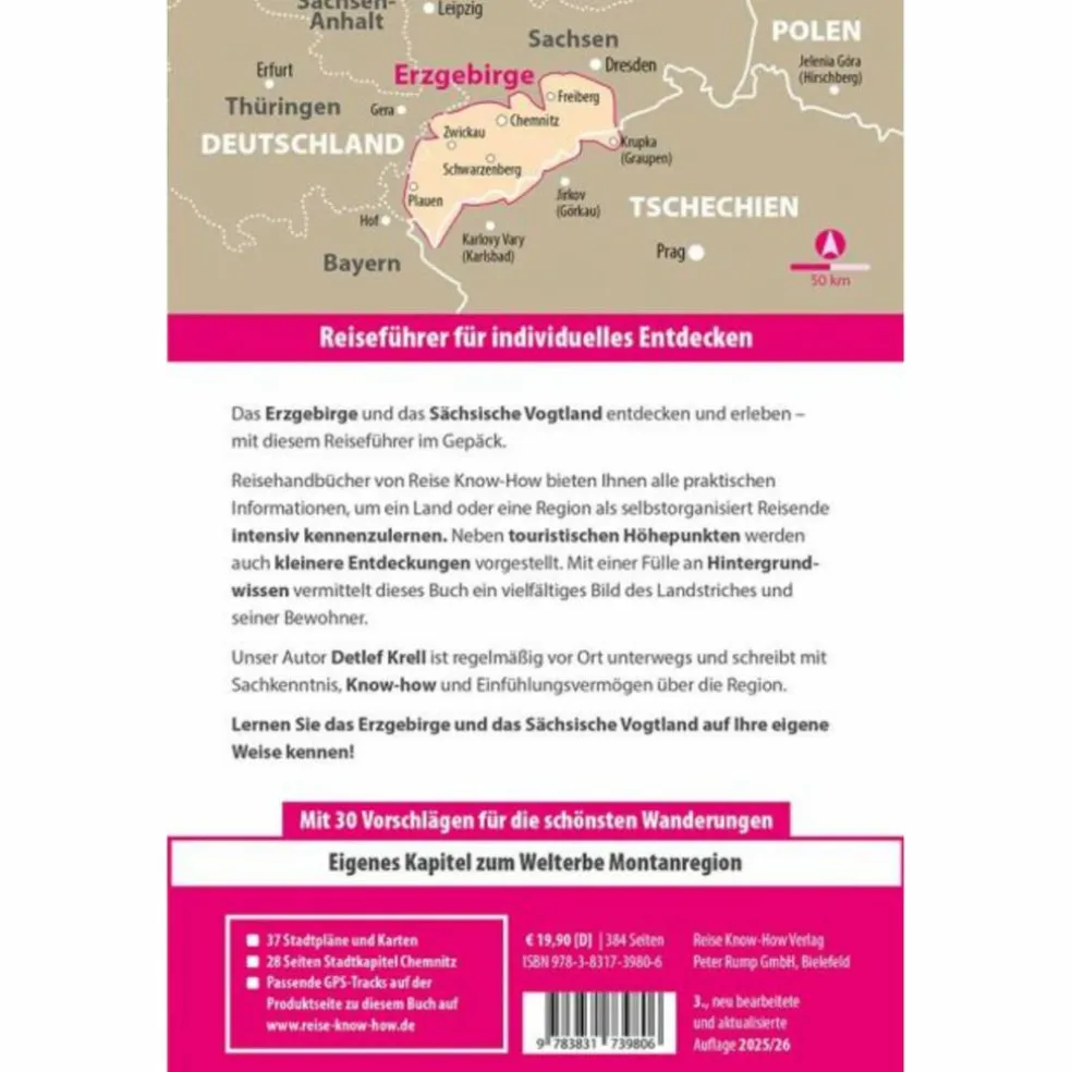 REISE KNOW-HOW REISEFÜHRER ERZGEBIRGE, SÄCHSISCHES VOGTLAND