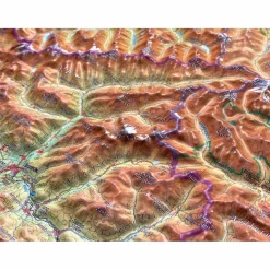 RELIEF TIROL 1:325.000 - Karte