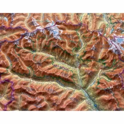 RELIEF TIROL 1:325.000 - Karte