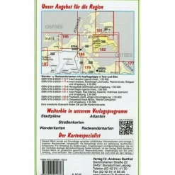 RÜGEN, BERGEN, GÖHREN, BAABE, BINZ, SELL - Wanderkarte