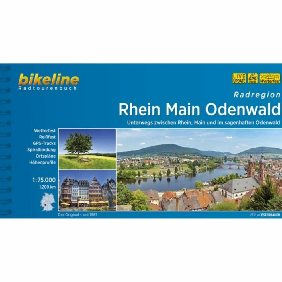 RHEIN MAIN ODENWALD 1 : 75 000 - Radwanderführer
