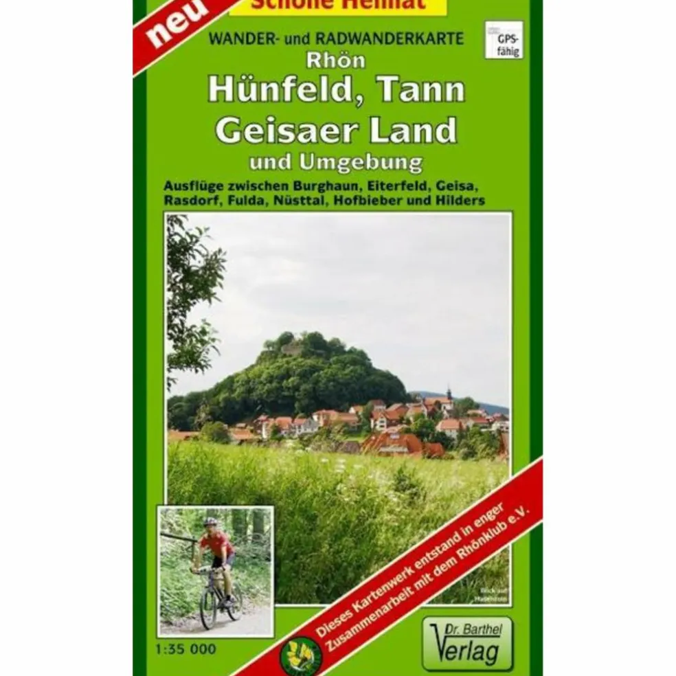 RHÖN, HÜNFELD, TANN, GEISAER LAND UND UM - Wanderkarte