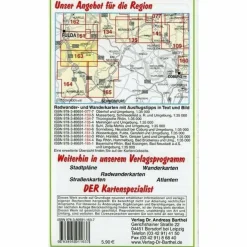 RHÖN, KREUZBERG, BISCHOFSHEIM UND UMGEBU - Wanderkarte