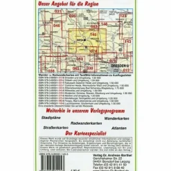 RIESA, OSCHATZ, GROßENHAIN UND UMGEBUNG - Wanderkarte