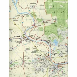 RIESA, OSCHATZ, GROßENHAIN UND UMGEBUNG - Wanderkarte
