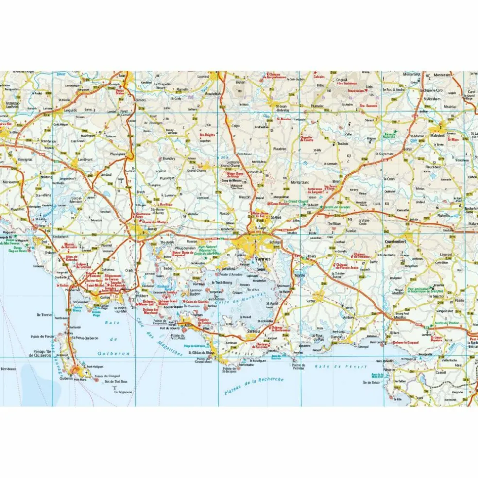 RKH WMP BRETAGNE 1 : 200.000 - Straßenkarte