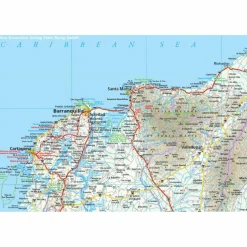 RKH WMP KOLUMBIEN 1:1.400.000 - Straßenkarte