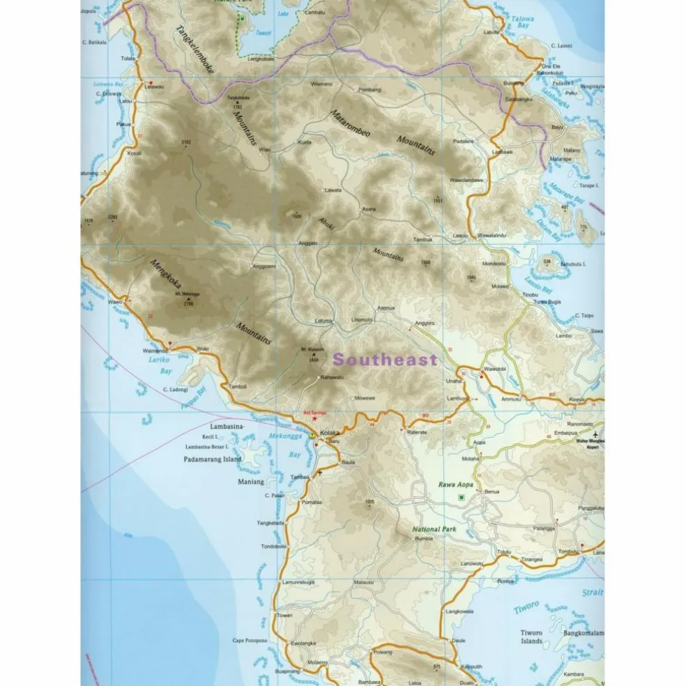 RKH WMP SULAWESI 1:800.000 - Straßenkarte