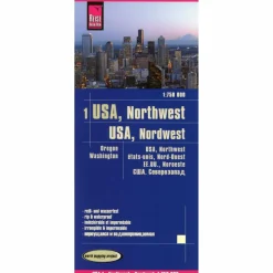 RKH WMP USA 01, NORDWEST - Straßenkarte