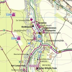 ROSENTHAL-BIELATAL UND UMGEBUNG - Wanderkarte