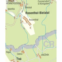 ROSENTHAL-BIELATAL UND UMGEBUNG - Wanderkarte