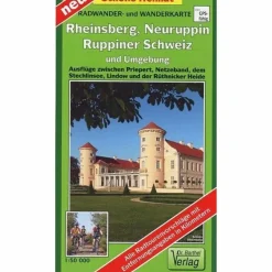 RUPPINER SCHWEIZ, RHEINSBERG, NEURUPPIN - Wanderkarte