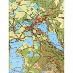 RWG-KARTE STORKOWER GEWÄSSER - SCHARMÜTZ - Wanderkarte